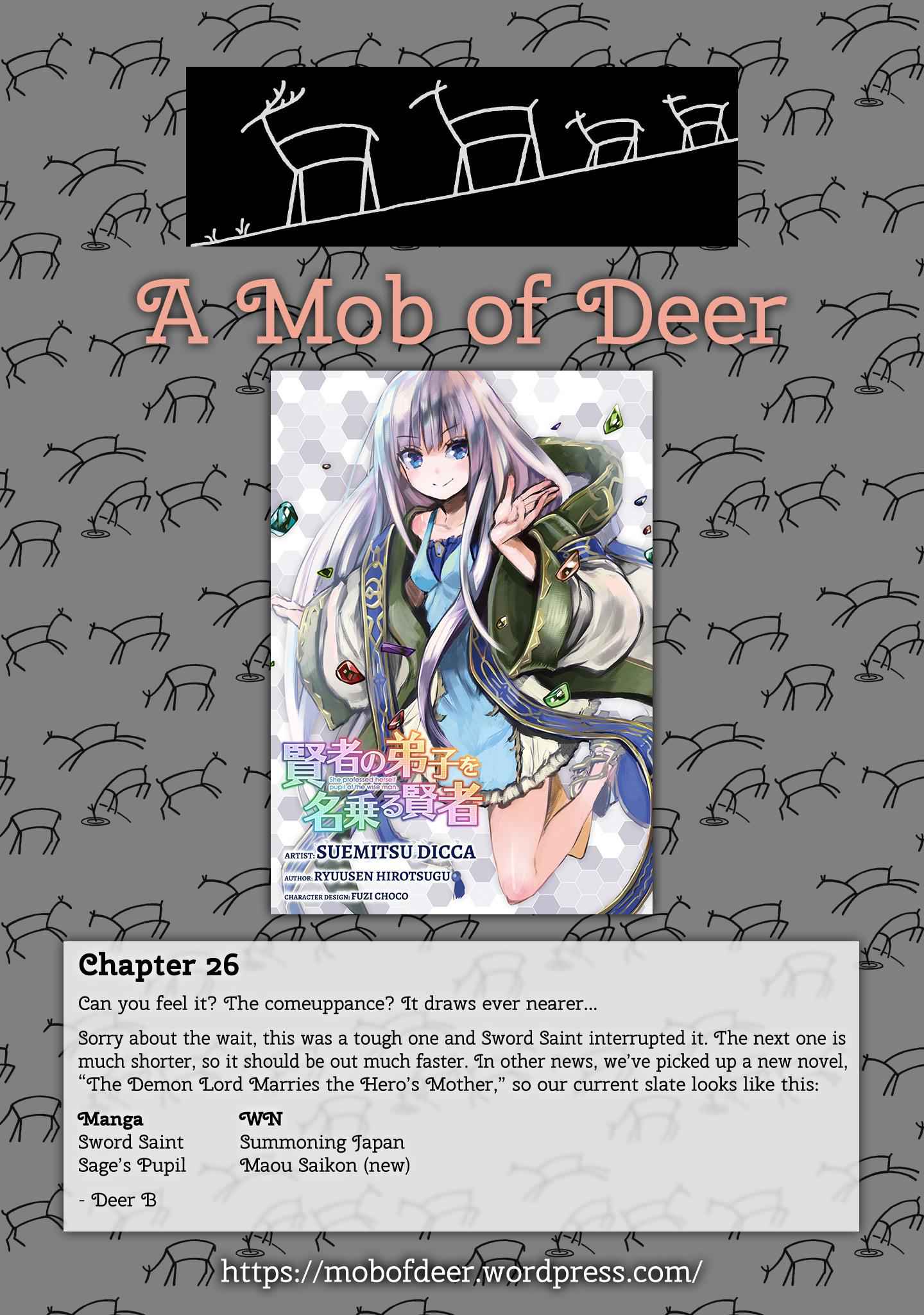 Kenja no Deshi wo Nanoru Kenja Chapter 26 1